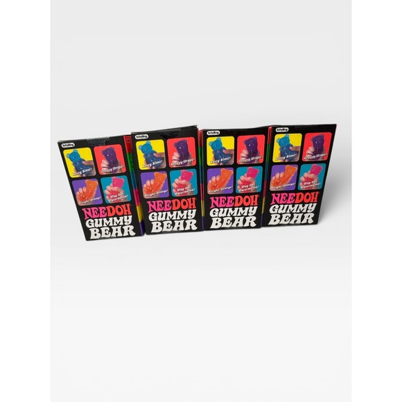 NeeDoh Gummy Bear ORANGE Fidget Stress Toy Squishy Nee Doh FAST SHIP Authentic - Picture 6 of 6